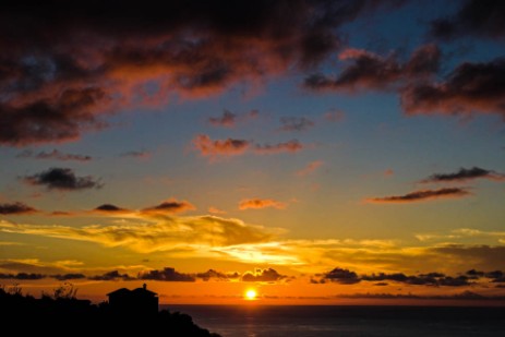 El Hierro - Golftal bei Sonnenuntergang