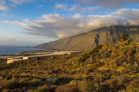 El Hierro - Golftal bei Sonnenuntergang