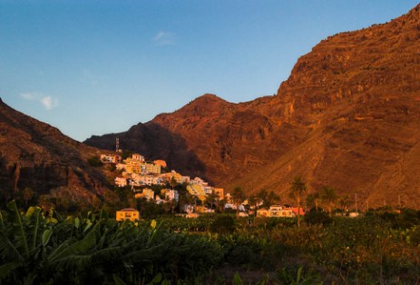 Sonnenuntergang im Valle Gran Rey