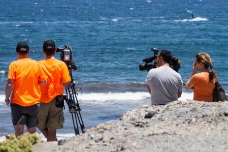 Filmteam bei El Medano