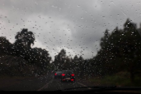 Fahrt zur Mascaschlucht bei schlechtem Wetter