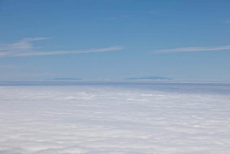 Teneriffa bei dichten Wolken