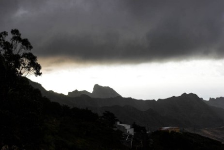 Anaga Gebirge bei schlechtem Wetter