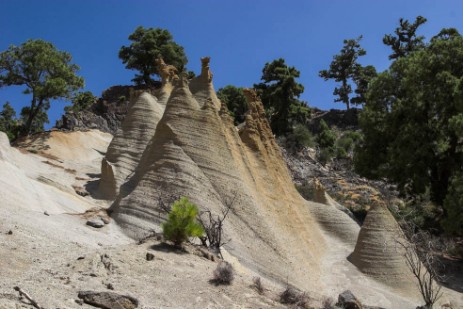 Felsformationen in Paisaje de Lunar