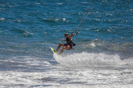 Kitesurfer bei El Medano